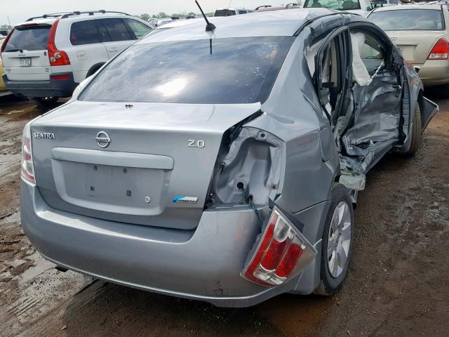 3N1AB61E29L656005 - 2009 NISSAN SENTRA 2.0 SILVER photo 4