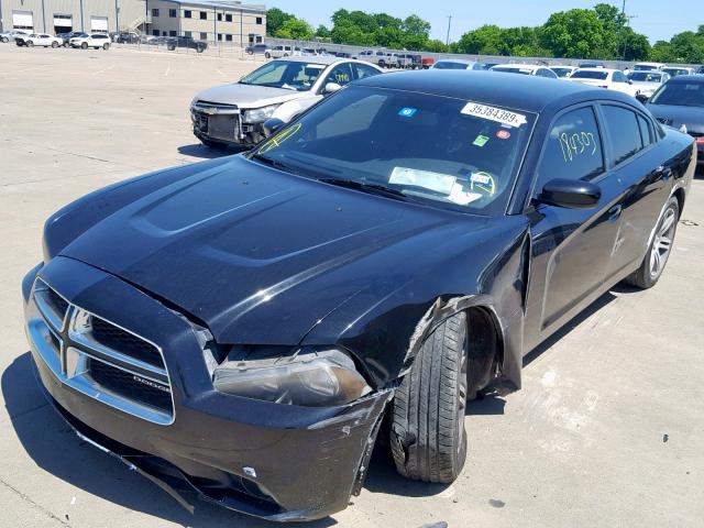 2C3CDXHG4CH177814 - 2012 DODGE CHARGER SX BLACK photo 9