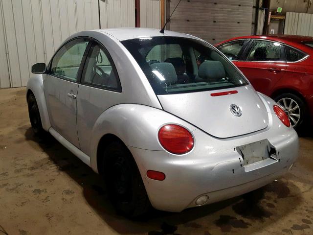 3VWCP21C83M400321 - 2003 VOLKSWAGEN NEW BEETLE ვერცხლისფერი ფოტო 3