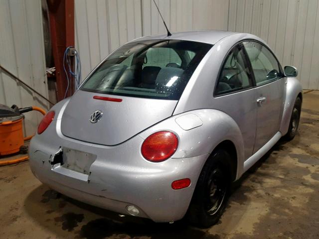 3VWCP21C83M400321 - 2003 VOLKSWAGEN NEW BEETLE ვერცხლისფერი ფოტო 4