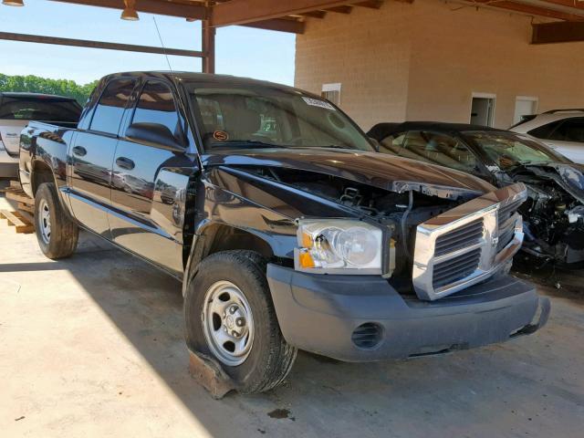 1D7HE28K67S108049 - 2007 DODGE DAKOTA QUA BLACK photo 1