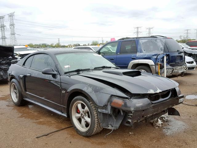 1FAFP42X81F243793 - 2001 FORD MUSTANG GT BLACK photo 1