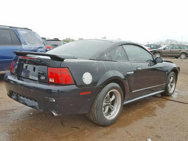 1FAFP42X81F243793 - 2001 FORD MUSTANG GT BLACK photo 4