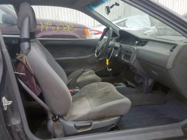 2HGEH2464RH523329 - 1994 HONDA CIVIC DX BLACK photo 5