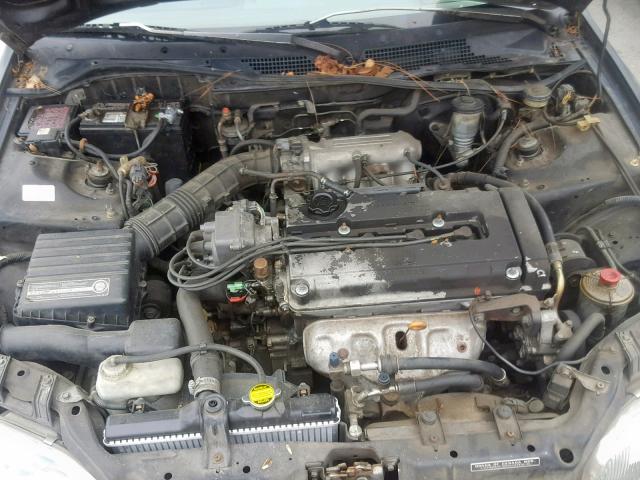 2HGEH2464RH523329 - 1994 HONDA CIVIC DX BLACK photo 7