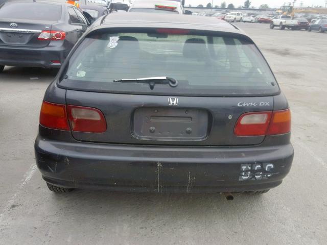 2HGEH2464RH523329 - 1994 HONDA CIVIC DX BLACK photo 9