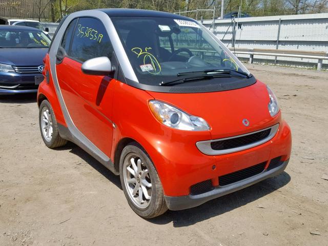 WMEEJ31X68K084603 - 2008 SMART FORTWO RED photo 1