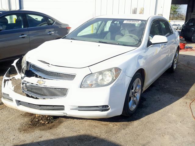 1G1ZC5E07AF198538 - 2010 CHEVROLET MALIBU 1LT WHITE photo 2