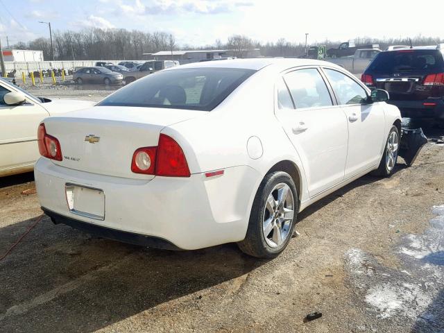 1G1ZC5E07AF198538 - 2010 CHEVROLET MALIBU 1LT WHITE photo 4