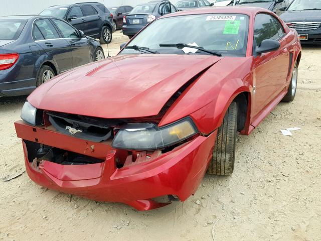 1FAFP47V21F222705 - 2001 FORD MUSTANG CO RED photo 2