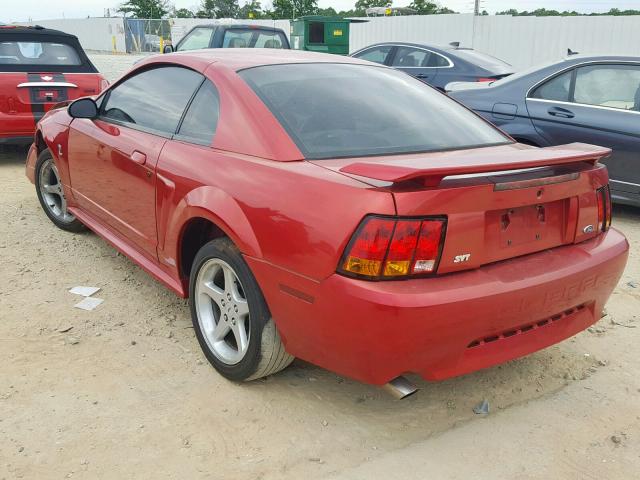 1FAFP47V21F222705 - 2001 FORD MUSTANG CO RED photo 3