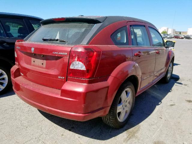 1B3HB48AX9D183898 - 2009 DODGE CALIBER SX RED photo 4