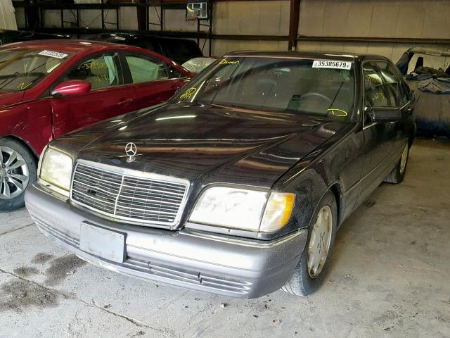 WDBGA43EXTA316691 - 1996 MERCEDES-BENZ S 420 BLACK photo 2