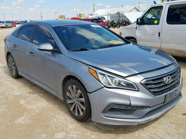 5NPE34AF2GH262381 - 2016 HYUNDAI SONATA SPO GRAY photo 1