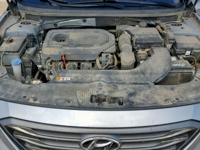 5NPE34AF2GH262381 - 2016 HYUNDAI SONATA SPO GRAY photo 7