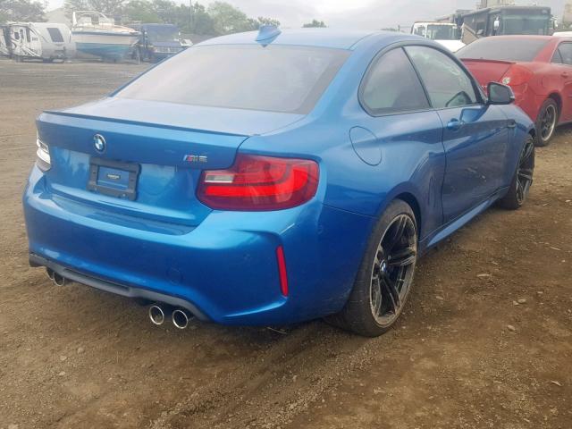 WBS1H9C50GV786042 - 2016 BMW M2 BLUE photo 4
