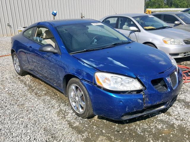 1G2ZH17N274244652 - 2007 PONTIAC G6 GT BLUE photo 1