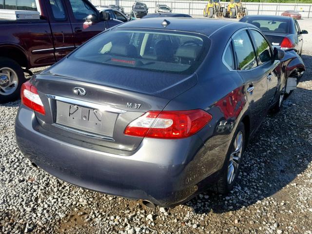 JN1BY1AP8CM333811 - 2012 INFINITI M37 BLACK photo 4