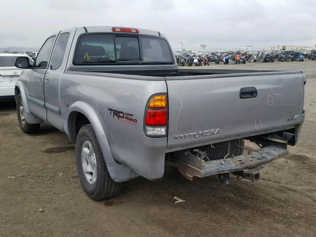 5TBRT34153S424805 - 2003 TOYOTA TUNDRA ACC GRAY photo 3