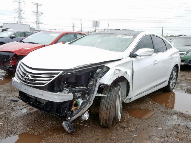 KMHFH4JG9FA432591 - 2015 HYUNDAI AZERA LIMI WHITE photo 2