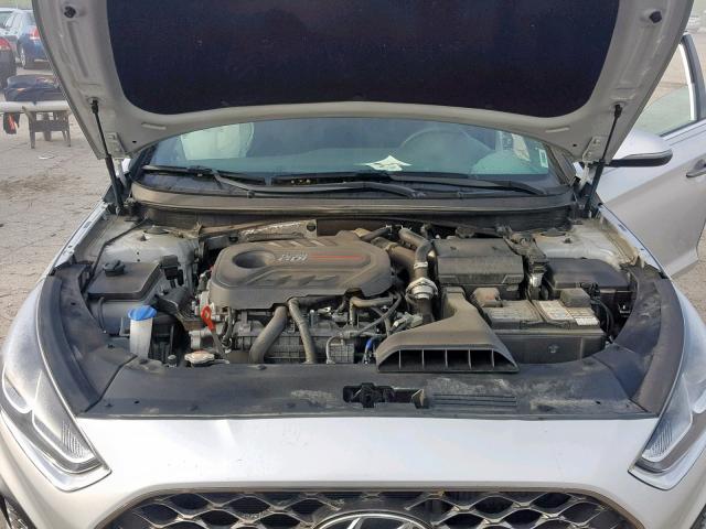 5NPE34AB2JH639795 - 2018 HYUNDAI SONATA SPO SILVER photo 7