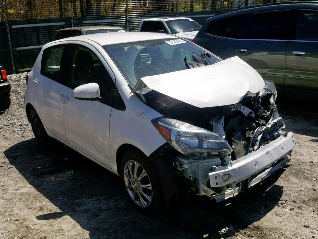 VNKKTUD3XGA067373 - 2016 TOYOTA YARIS L WHITE photo 1