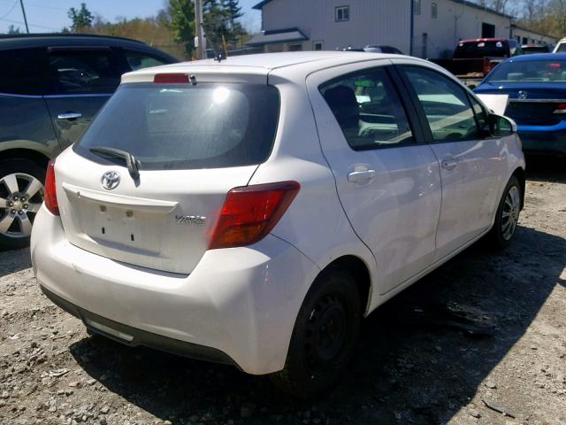 VNKKTUD3XGA067373 - 2016 TOYOTA YARIS L WHITE photo 4