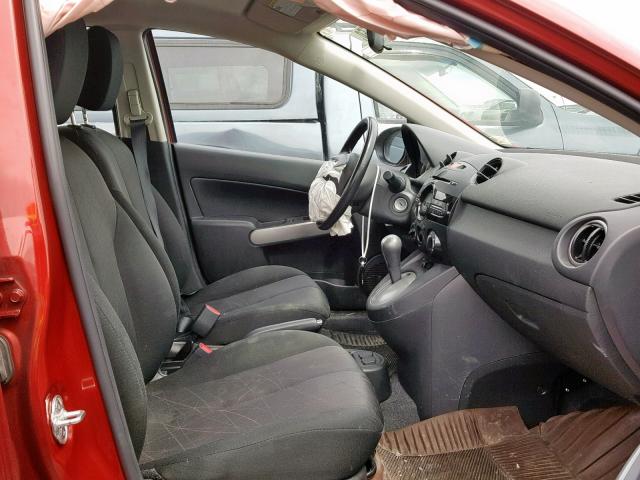 JM1DE1KY9E0180145 - 2014 MAZDA MAZDA2 SPO RED photo 5