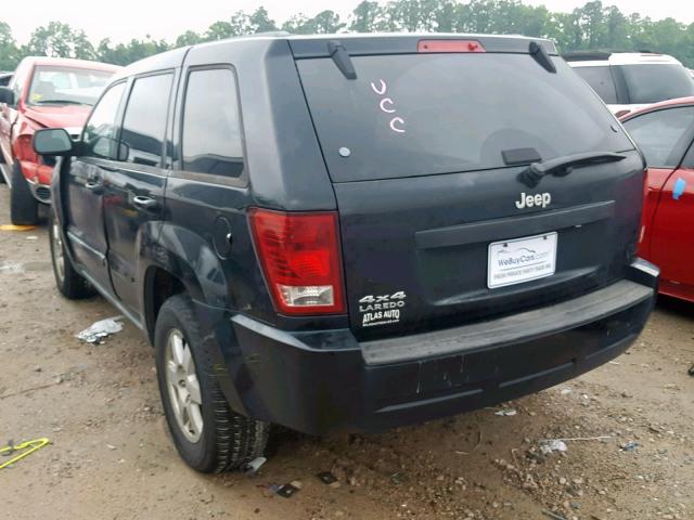 1J8GR48K08C145351 - 2008 JEEP GRAND CHER BLACK photo 3