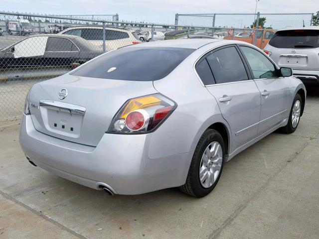 1N4AL2AP2BN467726 - 2011 NISSAN ALTIMA BAS SILVER photo 4