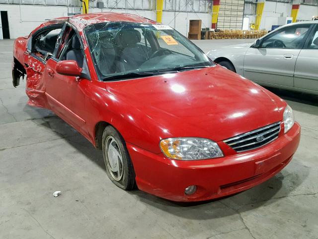 KNAFB121035242288 - 2003 KIA SPECTRA BA RED photo 1