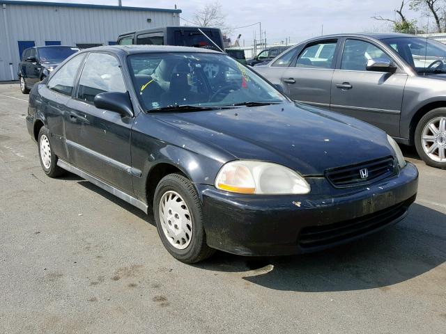 1HGEJ6223TL042946 - 1996 HONDA CIVIC DX BLACK photo 1