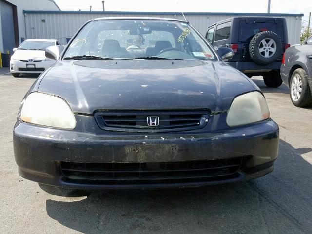 1HGEJ6223TL042946 - 1996 HONDA CIVIC DX BLACK photo 9