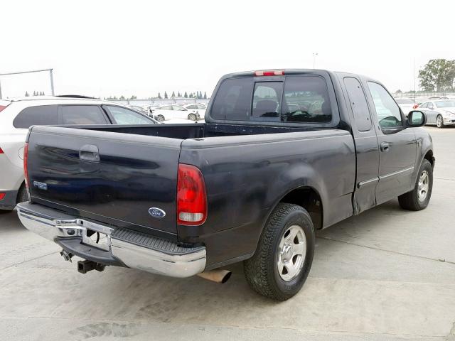 1FTRX17L71KB46281 - 2001 FORD F150 BLACK photo 4