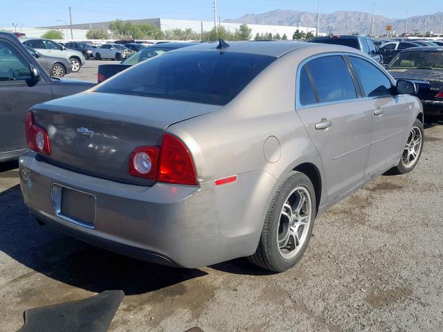 1G1ZH57B18F273065 - 2008 CHEVROLET MALIBU 1LT 金色 照片 4