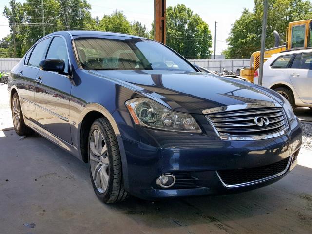 JNKAY01E38M600862 - 2008 INFINITI M35 BASE BLUE photo 1