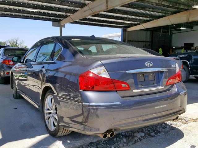 JNKAY01E38M600862 - 2008 INFINITI M35 BASE BLUE photo 3