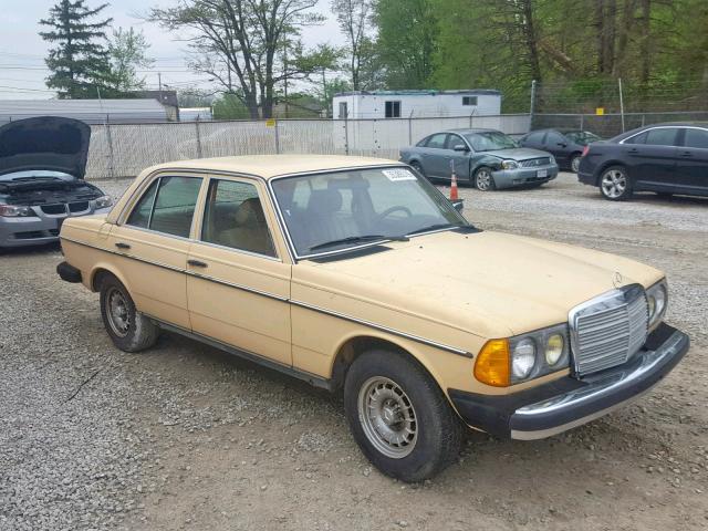 WDBAB23A8CB353088 - 1982 MERCEDES-BENZ 240 D YELLOW photo 1