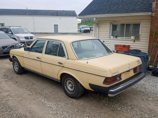 WDBAB23A8CB353088 - 1982 MERCEDES-BENZ 240 D YELLOW photo 3