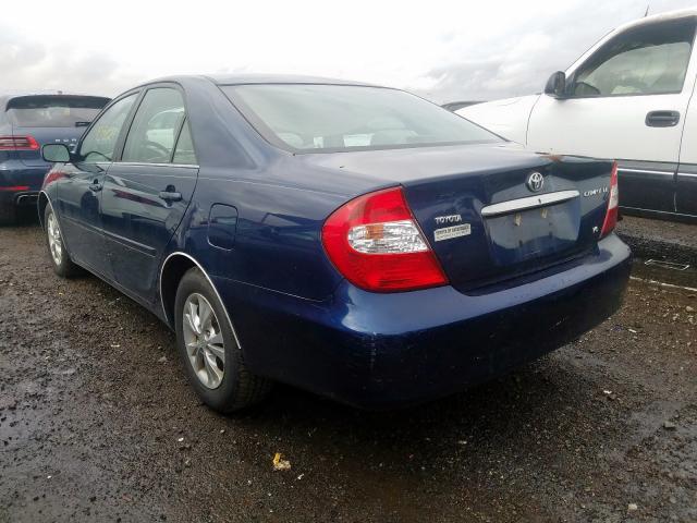 4T1BF32K24U077700 - 2004 TOYOTA CAMRY LE  photo 3