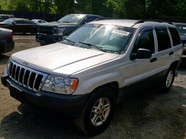 1J4GW48S63C591698 - 2003 JEEP GRAND CHER GRAY photo 2