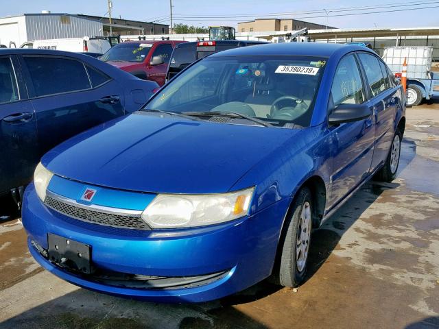 1G8AJ52F04Z210870 - 2004 SATURN ION LEVEL BLUE photo 2