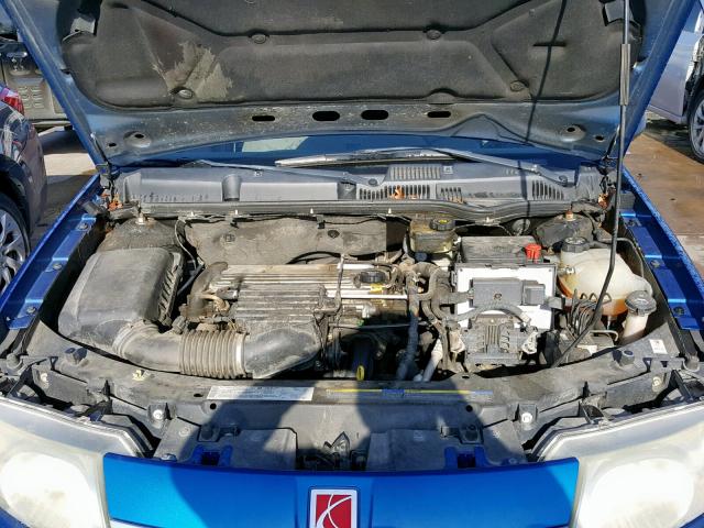 1G8AJ52F04Z210870 - 2004 SATURN ION LEVEL BLUE photo 7