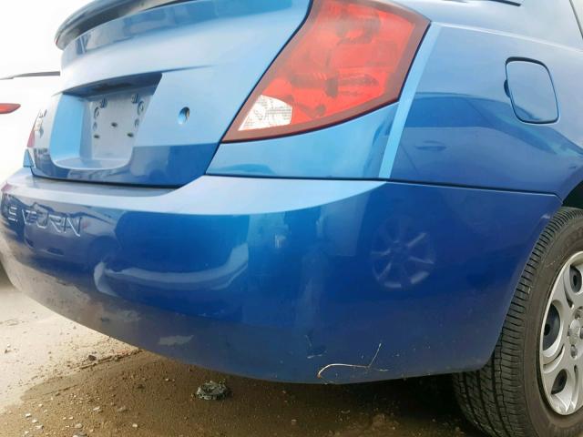 1G8AJ52F04Z210870 - 2004 SATURN ION LEVEL BLUE photo 9