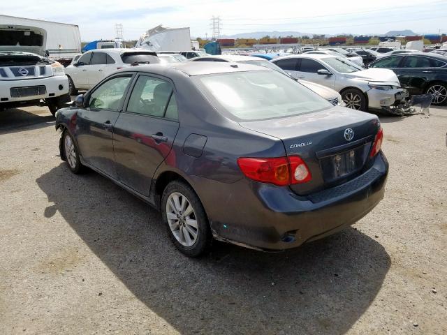 1NXBU40E39Z123227 - 2009 TOYOTA COROLLA BASE  photo 3