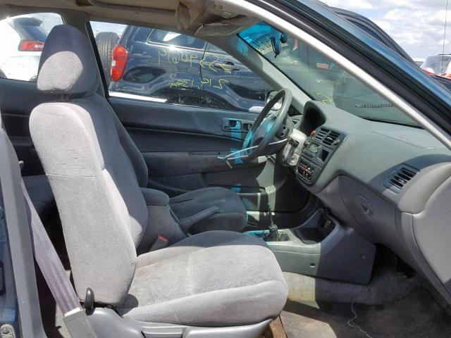 1HGEJ8146WL049506 - 1998 HONDA CIVIC EX GREEN photo 5