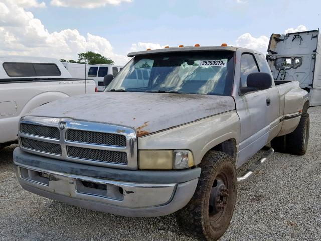 3B7MC33D1VM515666 - 1997 DODGE RAM 3500 SILVER photo 2