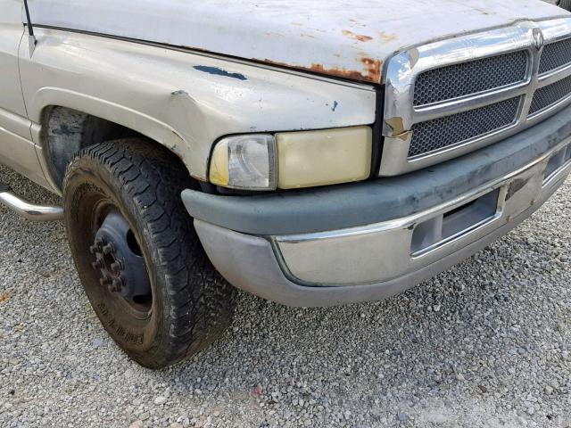 3B7MC33D1VM515666 - 1997 DODGE RAM 3500 SILVER photo 9