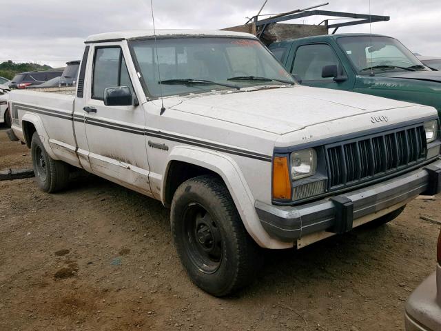 1J7FT36L1KL402967 - 1989 JEEP COMANCHE P WHITE photo 1