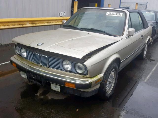 WBABB2304J8860185 - 1988 BMW 325 I AUTO GOLD photo 2